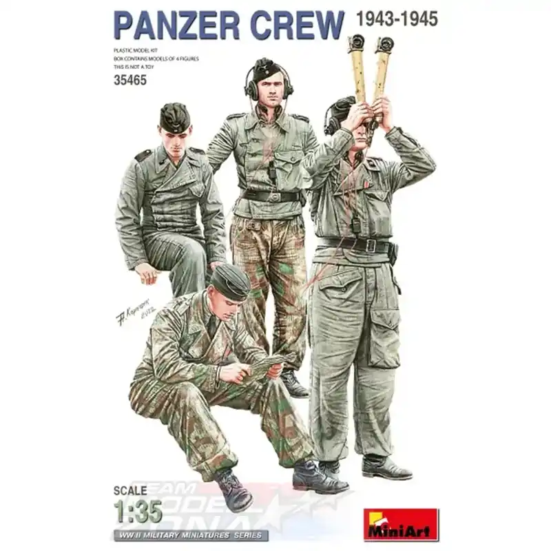 Équipage de char "Panzer Crew" - Miniart 550035465 - 1/35 Marque