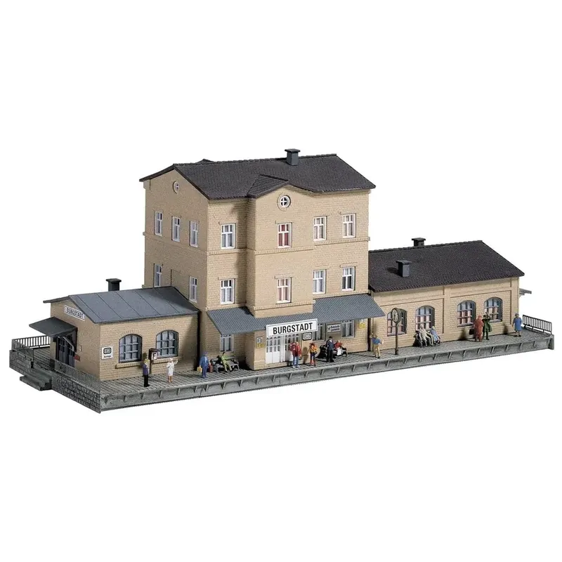 Gare de Burgstadt Piko 60023 - à 3 étages - N 1/160 - 268 x 102 x 100 mm Expédition Rapide