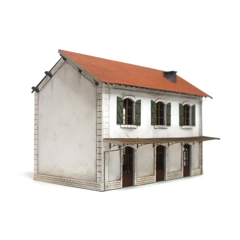 Gare PLM 3 portes - Bois Modélisme 101002 - HO 1/87 - SNCF - 203 pièces Commande En Gros