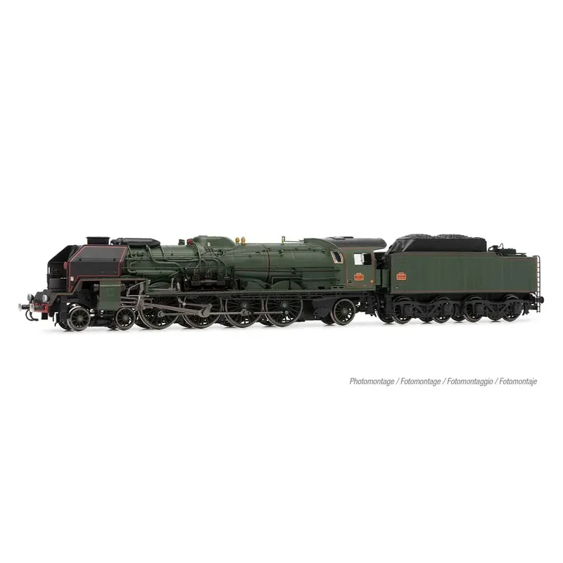 Locomotive à vapeur 241 P 16 avec tender 34 P 308 "Cité du Train" - Jouef HJ2477 - HO 1/87 - SNCF - Ep V VI - Analogique - 2R Jusqu'à Épuisement Des Stocks