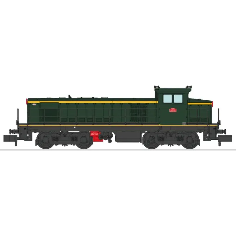 Locomotive diesel 040 DE 624, livrée d‘origine, plaques en relief, dépôt de Clermont (Sud-Est) - Ree Modèles NW362S - N 1/160 - SNCF- Ep III - Digital sound - 2R Nouvel Arrivage