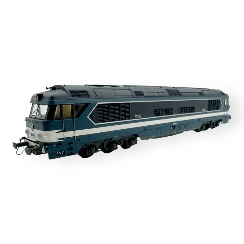 Livraison Express Locomotive diesel CC 70002S - Ree Modèles CC70002S - HO 1/87 - SNCF - Ep III - Digital sound + fumée - 2R