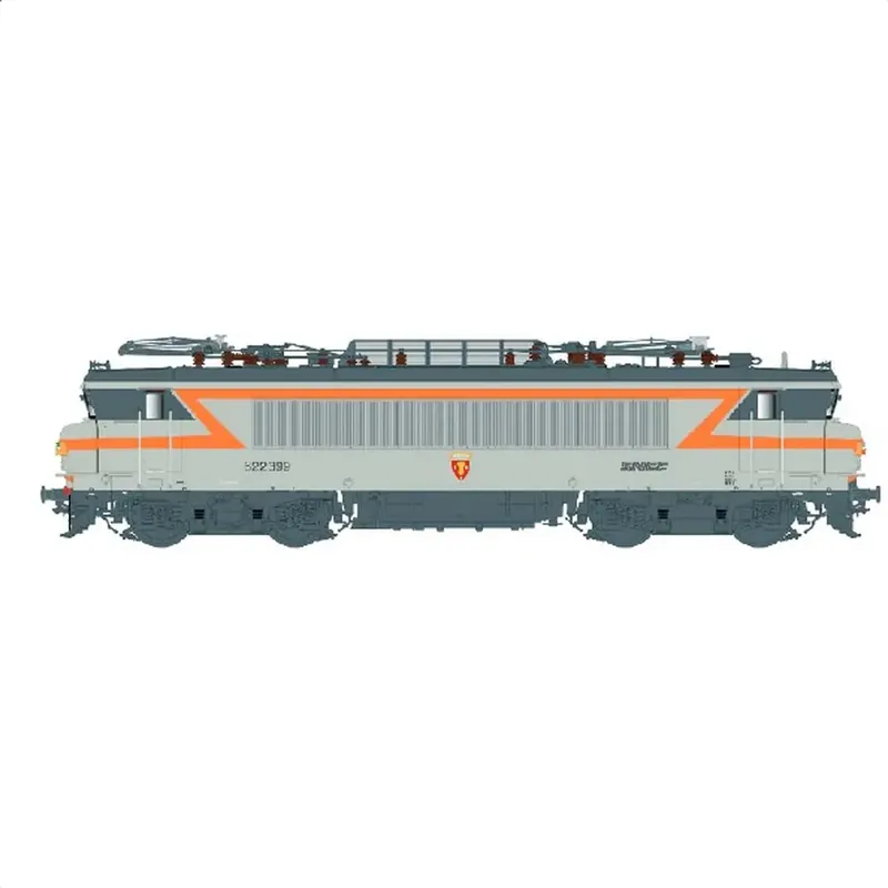 Locomotive électrique BB 22399, livrée béton, logo nouille, TVM, blason Mormant, dépôt Villeneuve - LS Models 11604S - HO 1/87 - SNCF - Ep V - Digital sound - 3R Prix Cassé