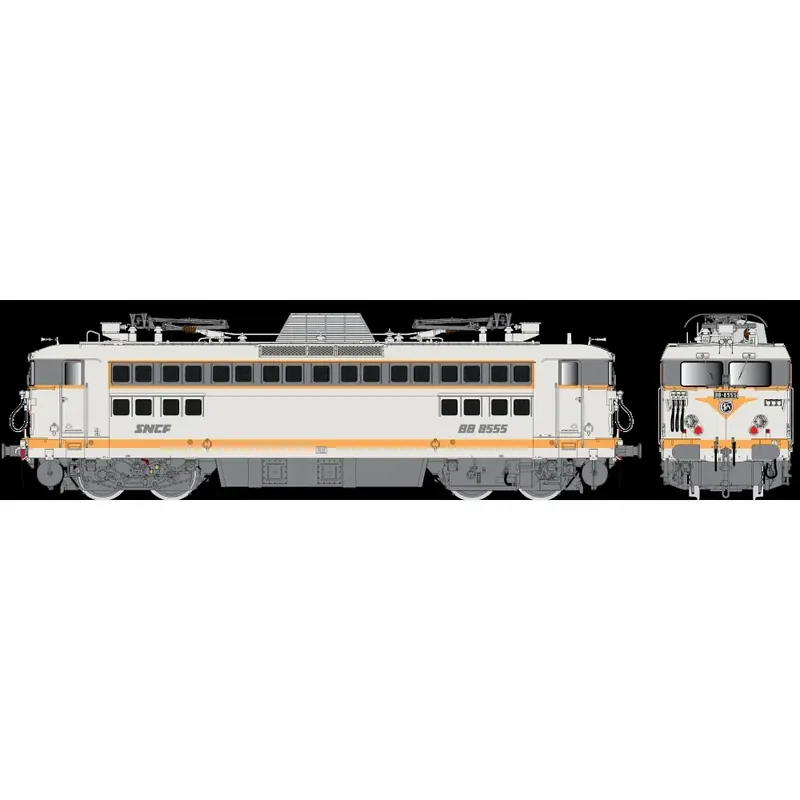 Prix Choc Locomotive Électrique BB 8555 - R37 HO 41077D - HO 1/87 - SNCF - EP V - Digital - DC