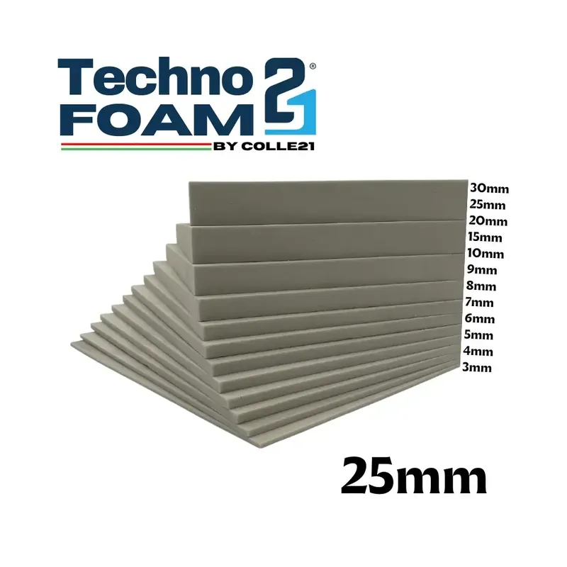 Authentique Mousse Techno Foam 25 mm - Colle21 229 - Format 30 x 21 cm