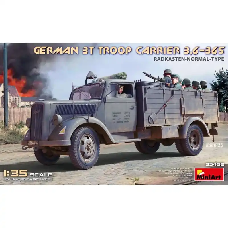 Opel Blitz 3 t - MINIART 550035453 - 1/35 Réduction