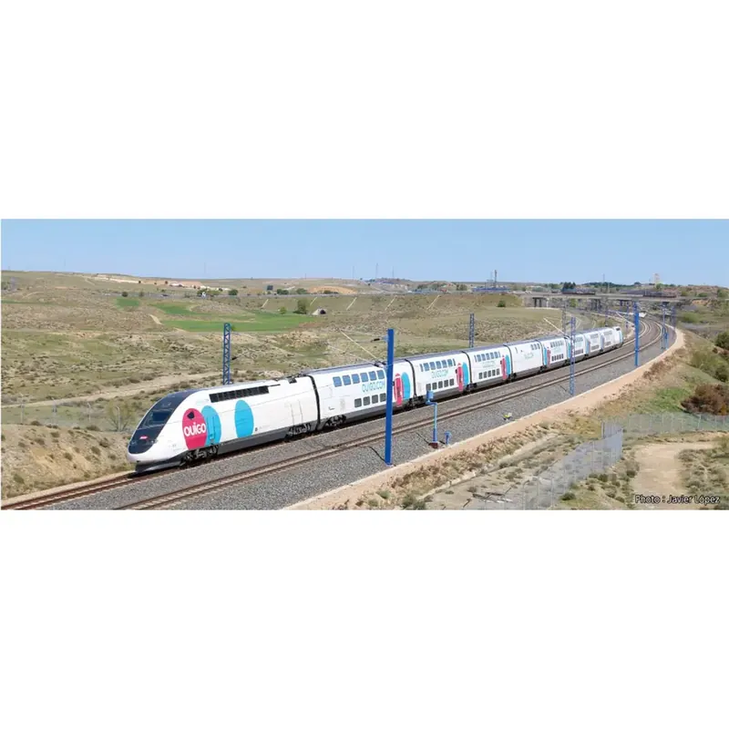 Usine Directe OUIGO Espana TGV 5 Voiture EMU Add on Set - Kato 10-2118 - N 1/160 - SNCF - Ep VI - 2R