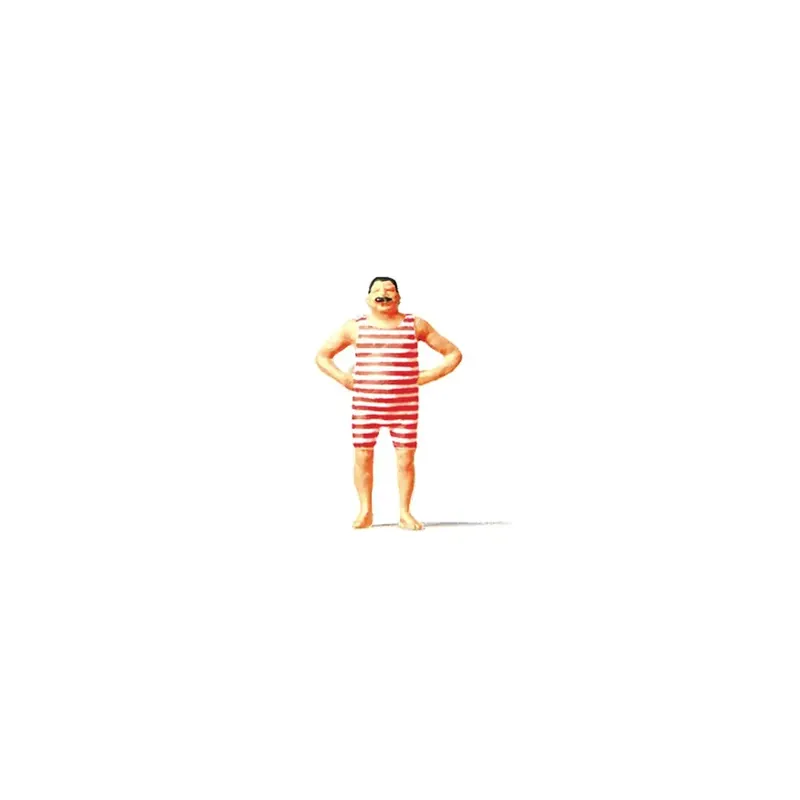 Seulement Aujourd'hui Personnage baigneur - Preiser 29030 - HO 1/87