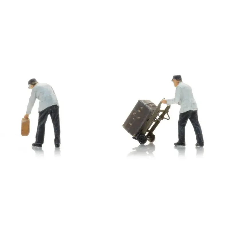 Porteurs avec bagages - Artitec 5160004 - N 1/160 Nouvelle Collection