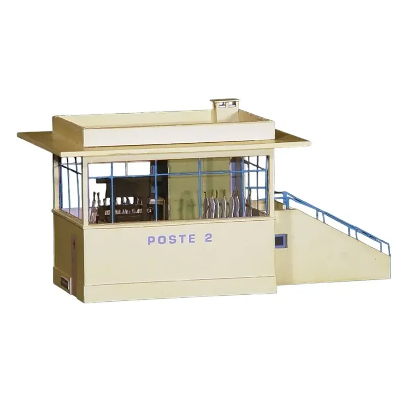 Poste d’Aiguillage Béton SNCF 18 leviers - Régions et Compagnies POS002 - HO 1/87 Commande En Gros
