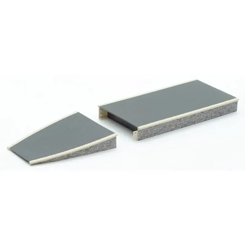 Acheter Direct Quai droit bordures pierres - Peco ST291 - HO 1/87 / OO 1/76