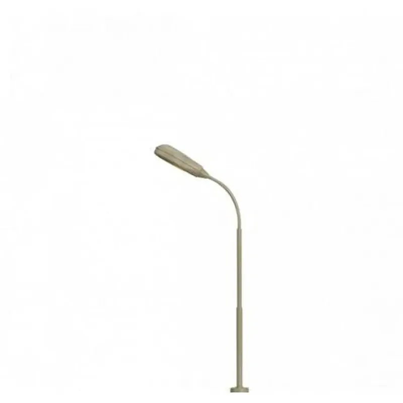 Réverbère courbé tête rectangulaire LED - Hauteur 105 mm BRAWA 84031 - HO 1/87 Meilleur Choix