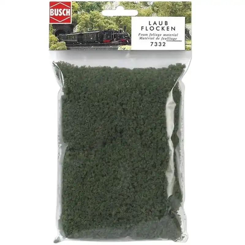 Sachet de Flocons de Mousse - 500 Grammes - Busch 7332 - Toutes Echelles Super Prix