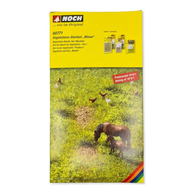 Set de départ végétation "Pré" Noch 60771 - HO 1/87 Bon Marché