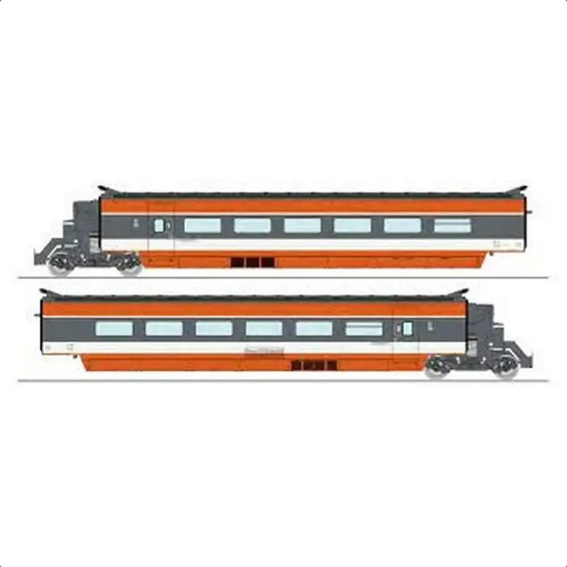 TGV Rame TRI-COURANT avec suspension à ressorts N°110 CFF - 2 éléments - Ree Modèles TGV010 - SNCF - HO 1/87 - EP. IV - 2R Livraison Express