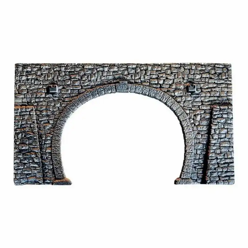 Authentique Tunnel en pierre concassées / 16 X 9 cm