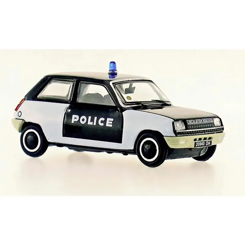 Paiement Sécurisé Voiture Renault R5 TL 1972 POLICE "Pie" REE MODELES CB 144 - HO 1/87