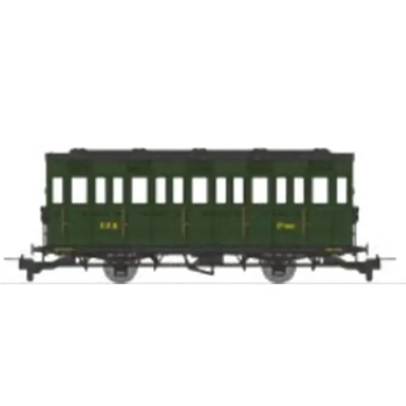 Voiture voyageurs « Cage à poule » N°CY 1801 - Ree Modèles VM043 - HOe/HOm 1/87 - CFD - Ep III - 2R Promotion