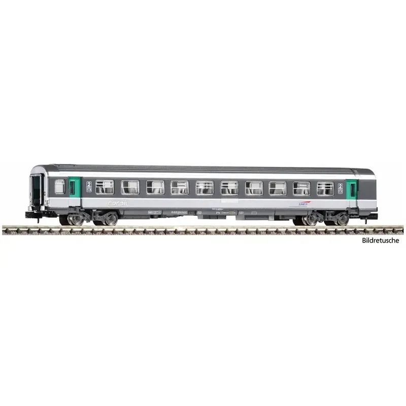 Voiture voyageurs Corail, livrée Corail+ à logo casquette, 2ème classe - Piko 94087 - N 1/160 - SNCF - Ep V - 2R Jusqu'à Épuisement Des Stocks