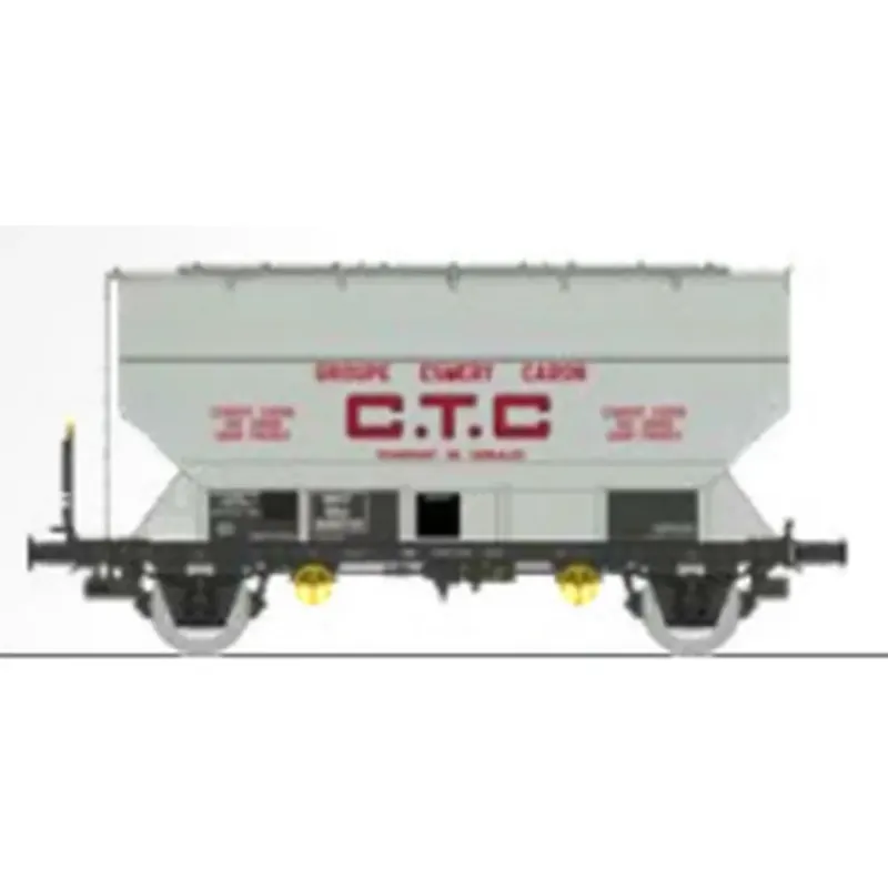 Wagon céréalier FAUVET-GIREL « CTC » - Ree Modèles WB879 - HO 1/87 - SNCF - Ep III - 2R Seulement Aujourd'hui