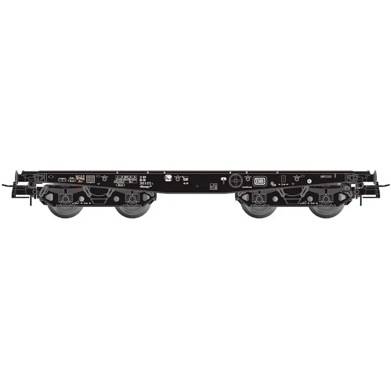Wagon plat lourd Rlmmps 103-0 - Artitec 20.284.24 - HO 1/87 - DB - Ep IV-V - 2R Offre Limitée