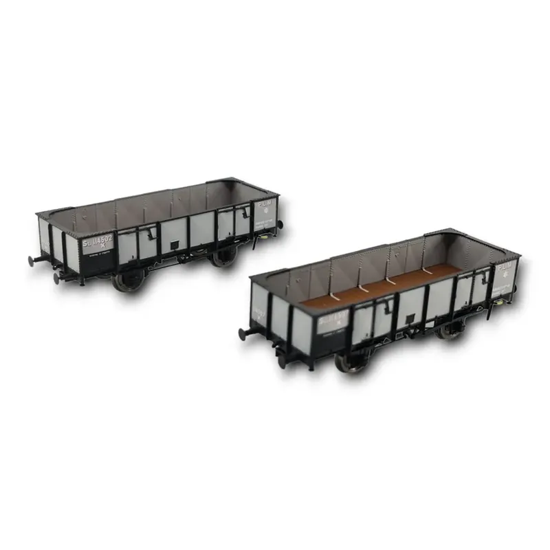 Wagons tombereau de la PLM en acier avec 4 portes, REE Modèles WB-812, HO 1/87e Dernière Chance