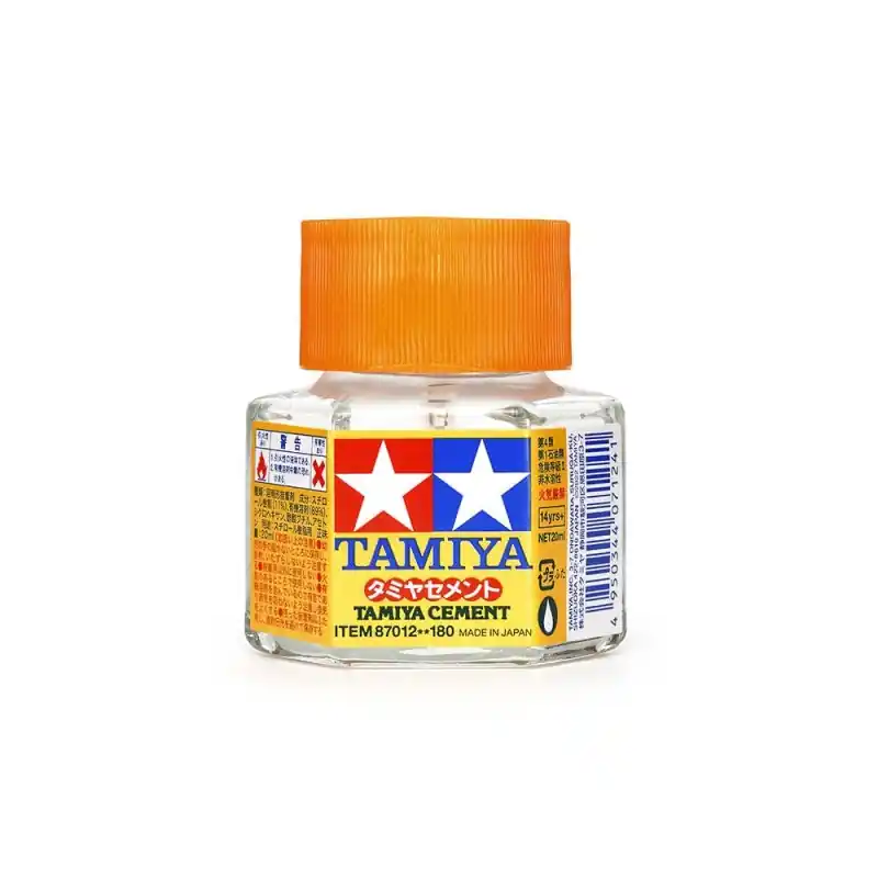 Haute Qualité TAMIYA 87012 PRODUITS DE FINITION COLLE MAQUETTE AVEC PINCEAU (20ML)