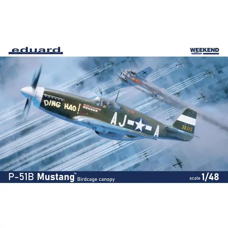 EDUARD 84209 P-51B/C MUSTANG BIRDCAGE CANOPY (EDUARD-WEEKEND) 1/48 Offre Exclusive