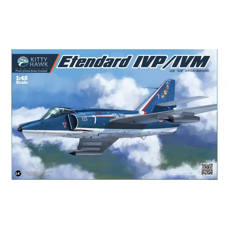 KITTY HAWK 80137 MAQUETTE DASSAULT ETENDARD IVP/IVM 1/48 Vente Directe