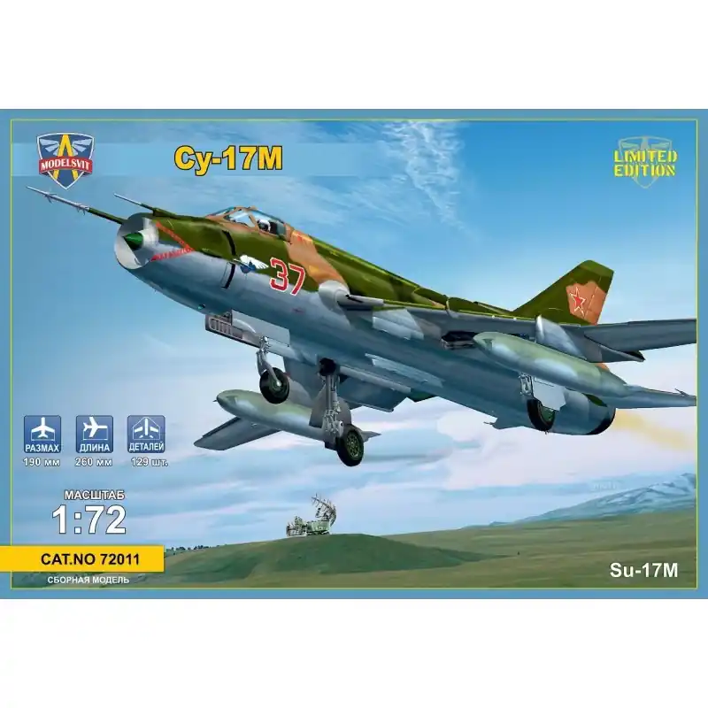 MODELSVIT 72011 MAQUETTE AVION SUKHOI SU-17M MULTIROLE FIGHTER 1/72 Produit De Marque