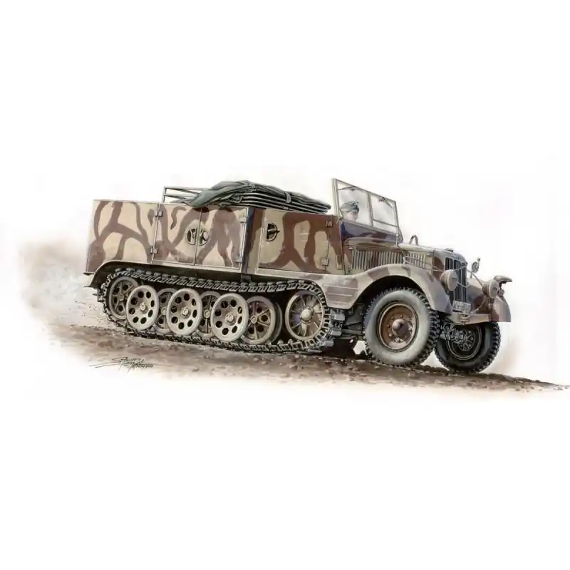 Prix Choc SPECIAL ARMOUR 72004 MAQUETTE MILITAIRE SEMI CHENILLE SDKFZ 11/4 NEBELKRAFTWAGEN 1/72