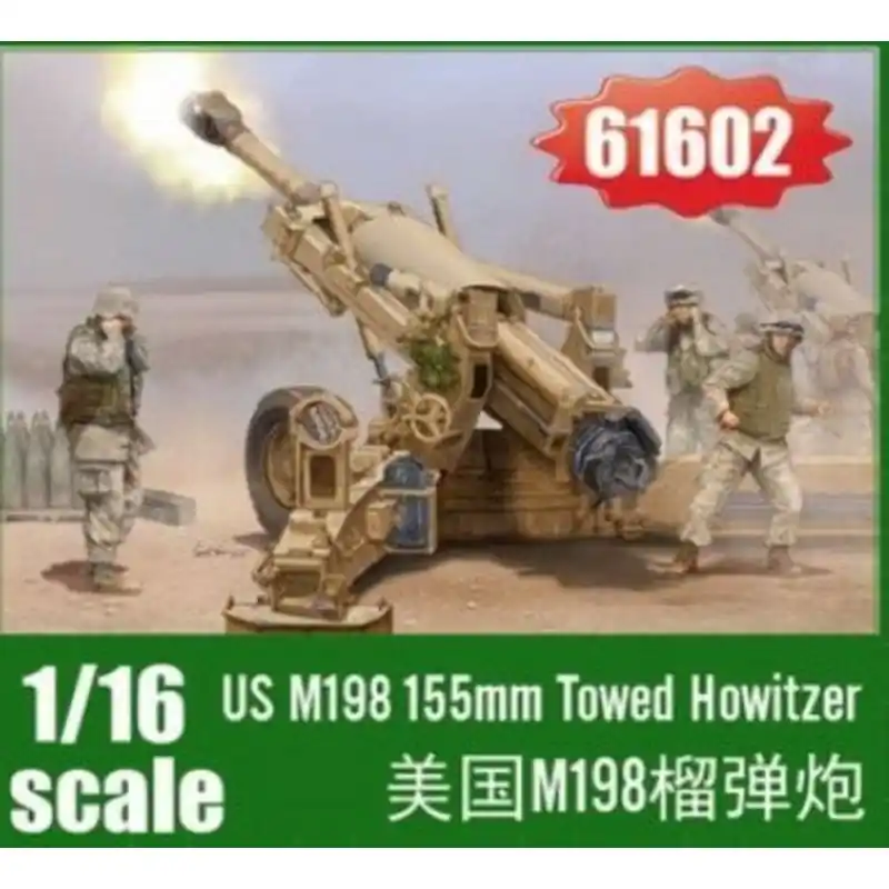 I LOVE KIT 61602 MAQUETTE M198 155MM TOWED HOWITZER 1/16 Populaire