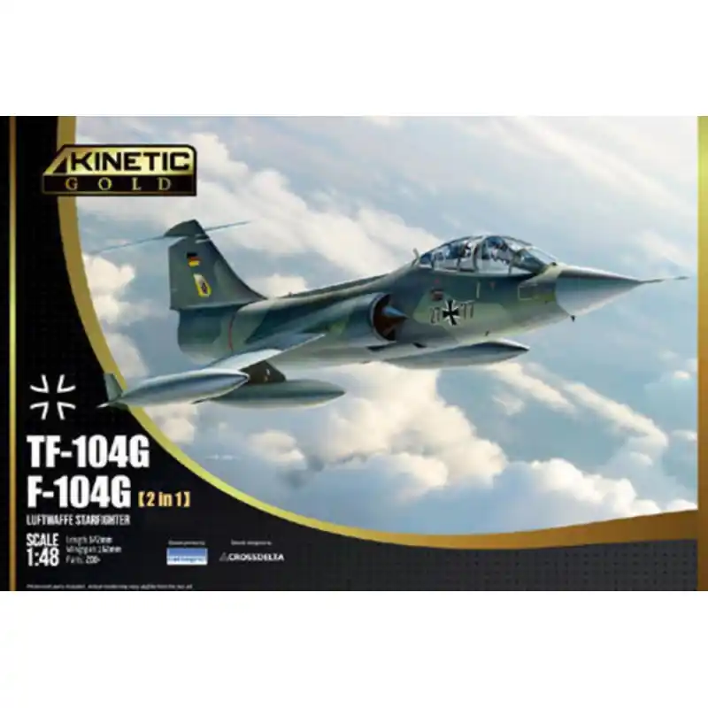 KINETIC K48089 MAQUETTE TF-104G GERMAN AIRFORCE 1/48 Must-Have