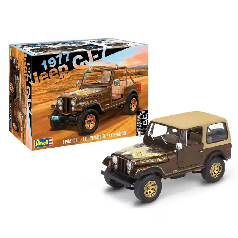 REVELL 14547 MAQUETTE VOITURE 1977 JEEP CJ-7 1/24 Livraison Express