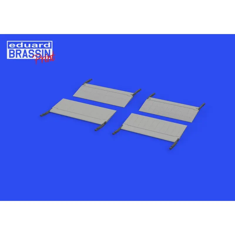 Top Vente EDUARD 648783 KIT D‘AMELIORATION AVION BRASSIN PRINT VOLETS D‘ATTERRISSAGE P-38J TAMIYA 1/48