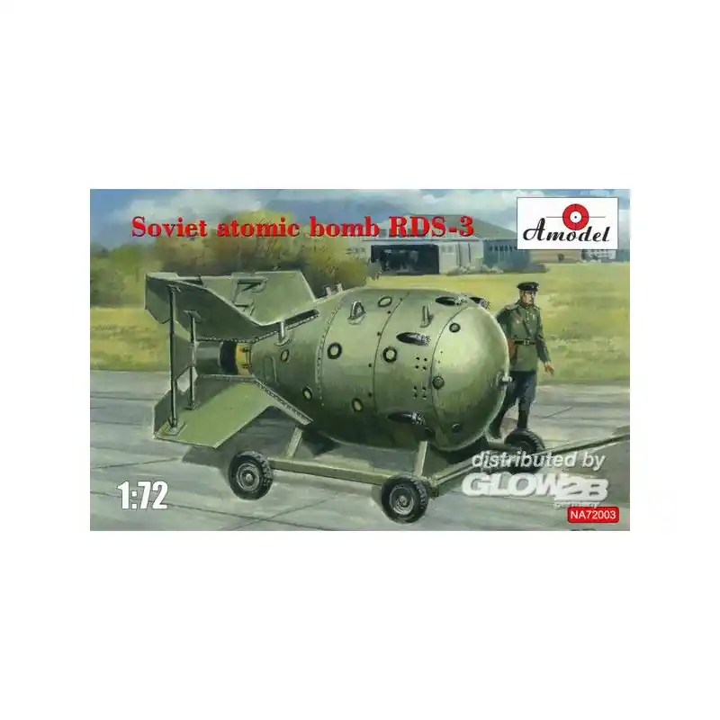 AMODEL 72003 MAQUETTE AVION SOVIET ATOMIC BOMB RDS-3 1/72 Nouvel Arrivage
