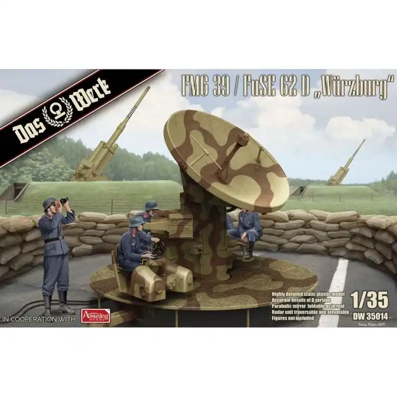 DAS WERK DW35014 FMG 39 / FUSE 62 D WURZBURG 1/35 Haute Qualité