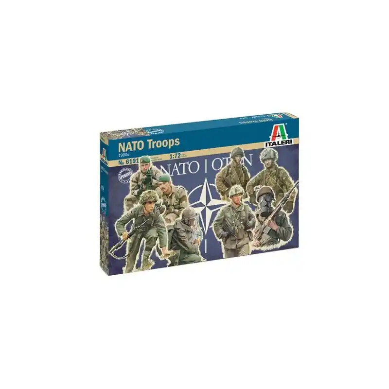 Acheter En Ligne ITALERI 6191 MAQUETTE FIGURINES MILTAIRE TROUPES NATO 1980 1/72