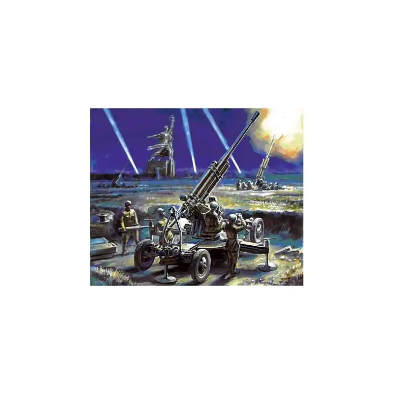 Authentique ZVEZDA 6148 MAQUETTE MILITAIRE CANON 85MM ANTI AÉRIEN SOVIETIQUE 1/72