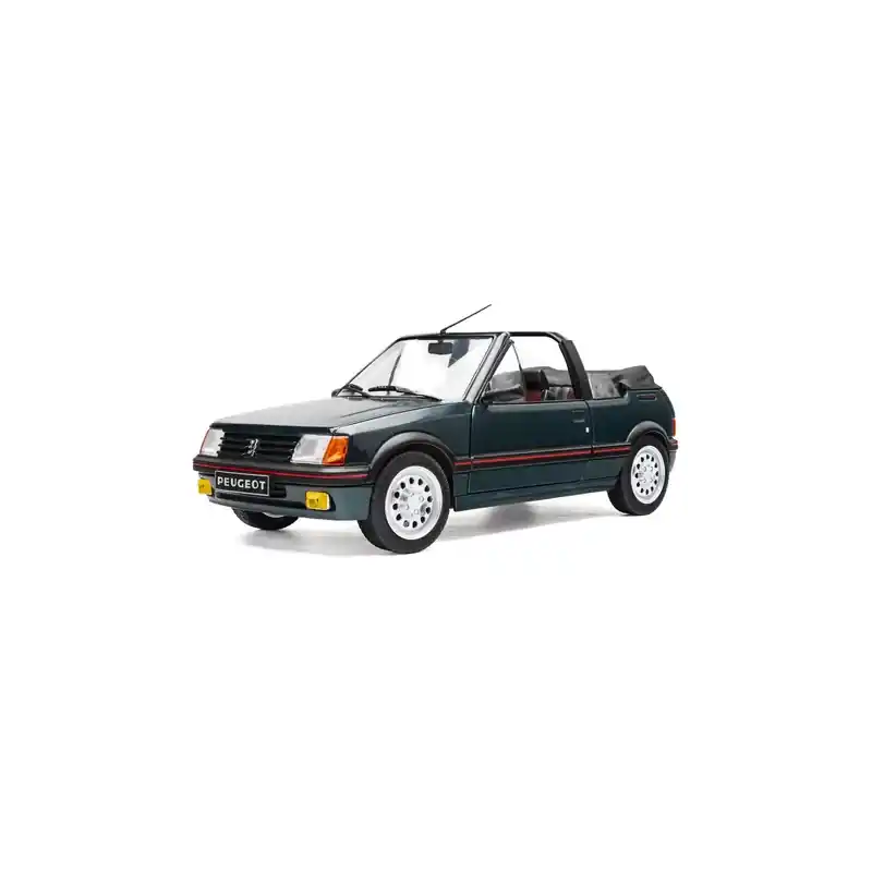 SOLIDO 1806204 MINIATURE PEUGEOT 205 CTI METALLIC GREEN 1986 1/18 Certifié