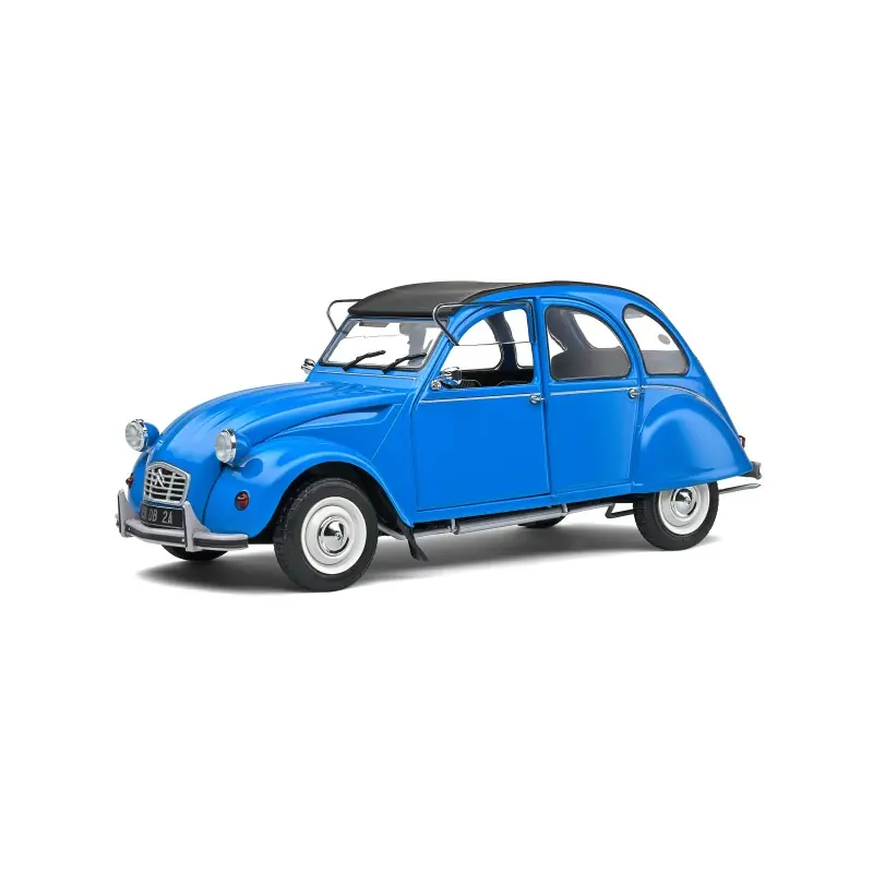 Vente Flash SOLIDO 1805026 MINIATURE CITROËN 2CV6 BLEU PETROLE 1982 1/18