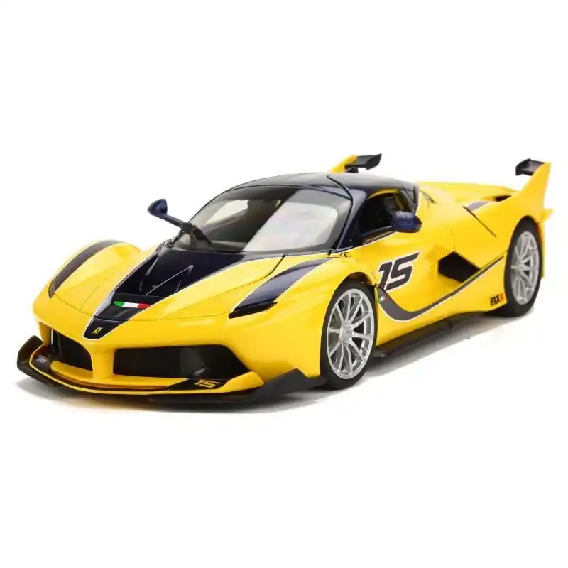 BBURAGO 16010Y MINIATURE FERRARI FXX K JAUNE 1/18 Achat Immédiat