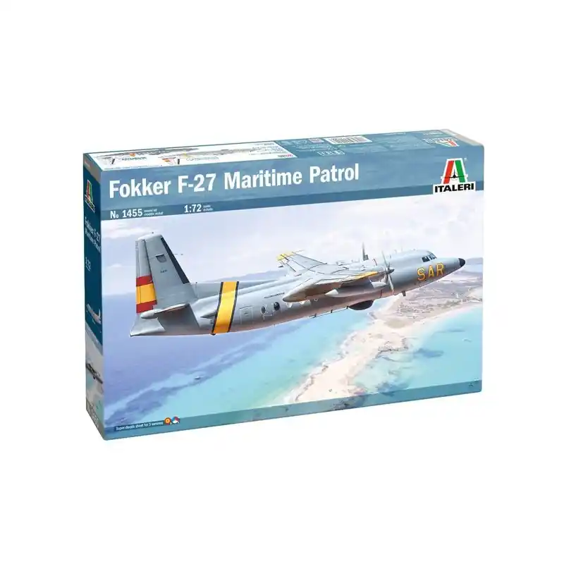 Dernière Chance ITALERI 1455 MAQUETTE AVION PATROUILLE MARITIME FOKKER F-27 1/72