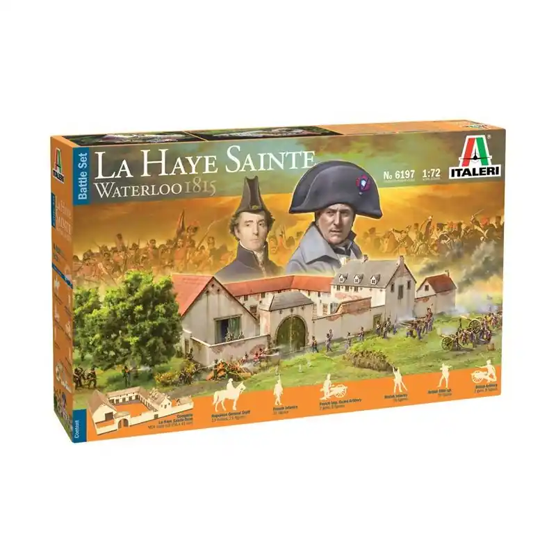 Bon Marché ITALERI 6197 MAQUETTE DIORAMA LA HAYE SAINTE WATERLOO 1815 ENSEMBLE DE BATAILLE 1/72
