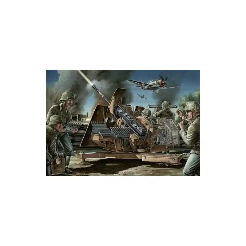 CMK 100-T35005 KIT RESINE CANON ANTI AÉRIEN ALLEMAND DE 3.7CM FLAK 43 1/35 Réduction