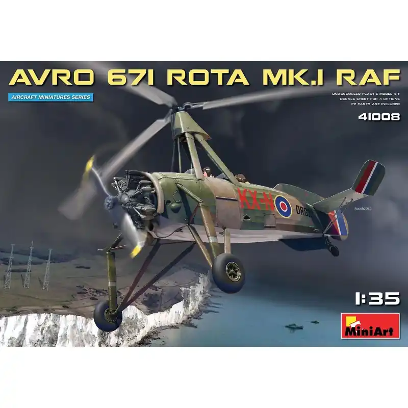 MINIART 41008 MAQUETTE AVION AVRO 671 ROTA MK.I RAF 1/35 Remise