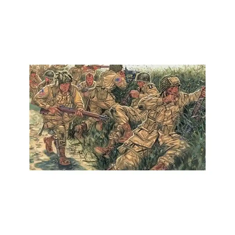 ITALERI 6063 MAQUETTE FIGURINES MILITAIRE PARACHUTISTES AMERICAINS 1/72 Dernière Chance
