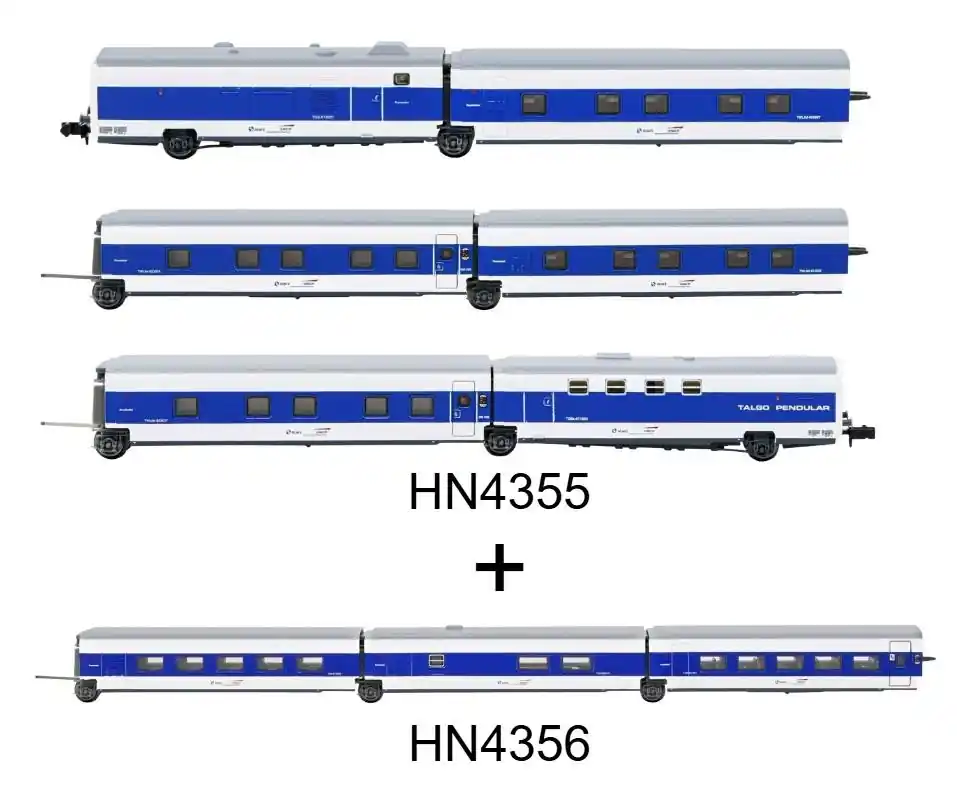 *SOLDES* - COFFRET DE 9 ELEMENTS TALGO FRANCISCO DE GOYA (PARIS-MADRID) VOITURES VOYAGEURS RENFE/SNCF - LIVREE BLEU/BLANCHE Acheter Direct