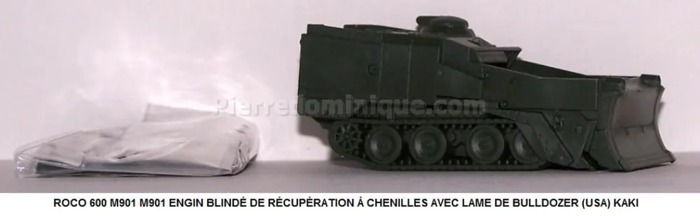 *SOLDES* - M901 ENGIN BLINDÉ DE RÉCUPÉRATION Ã CHENILLES AVEC LAME DE BULLDOZER (USA) KAKI Commande En Gros