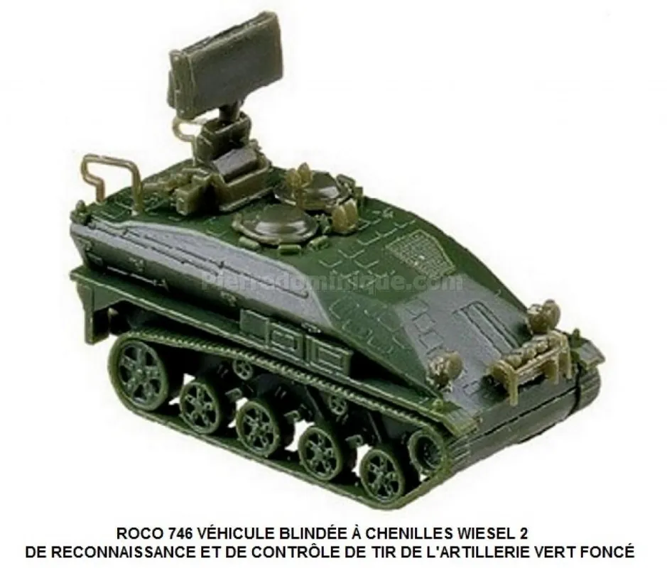 *SOLDES* - VÉHICULE BLINDÉE Ã CHENILLES WIESEL 2 DE RECONNAISSANCE ET DE CONTRÔLE DE TIR DE L‘ARTILLERIE VERT FONCÉ Prix Bas